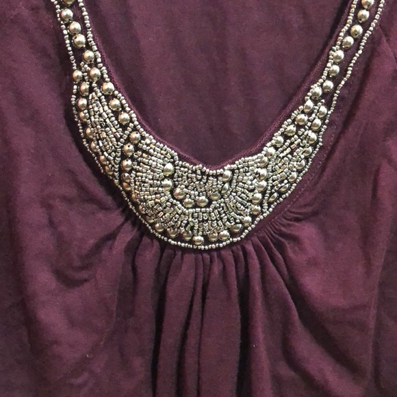 Burgundy/ dark purple, flowy top! - Picture 2 of 5